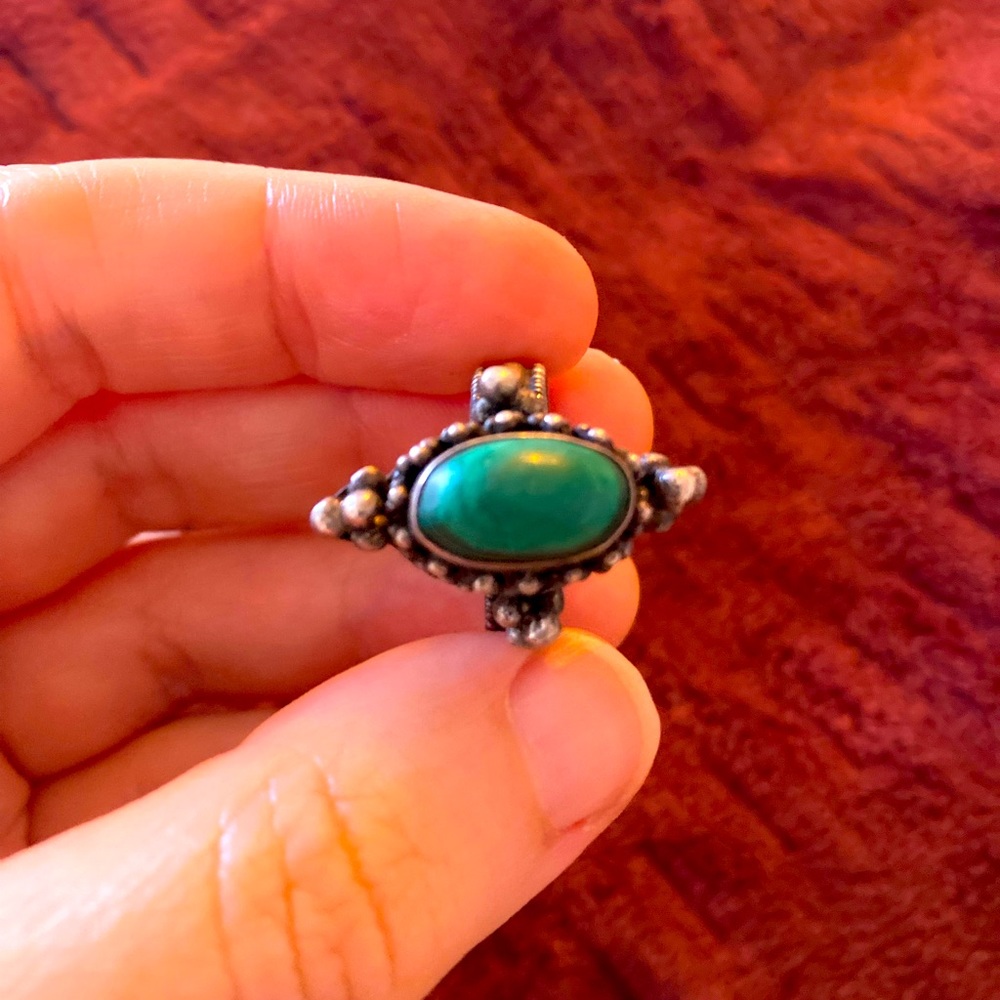 Malachite Ring size 8